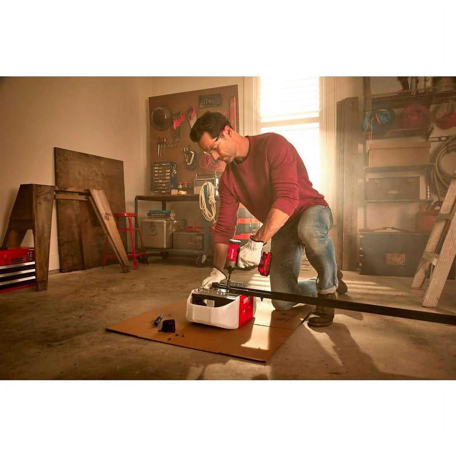 Craftsman 1/2 HP Chain Drive Garage Door Opener For 7-ft Garage Doors