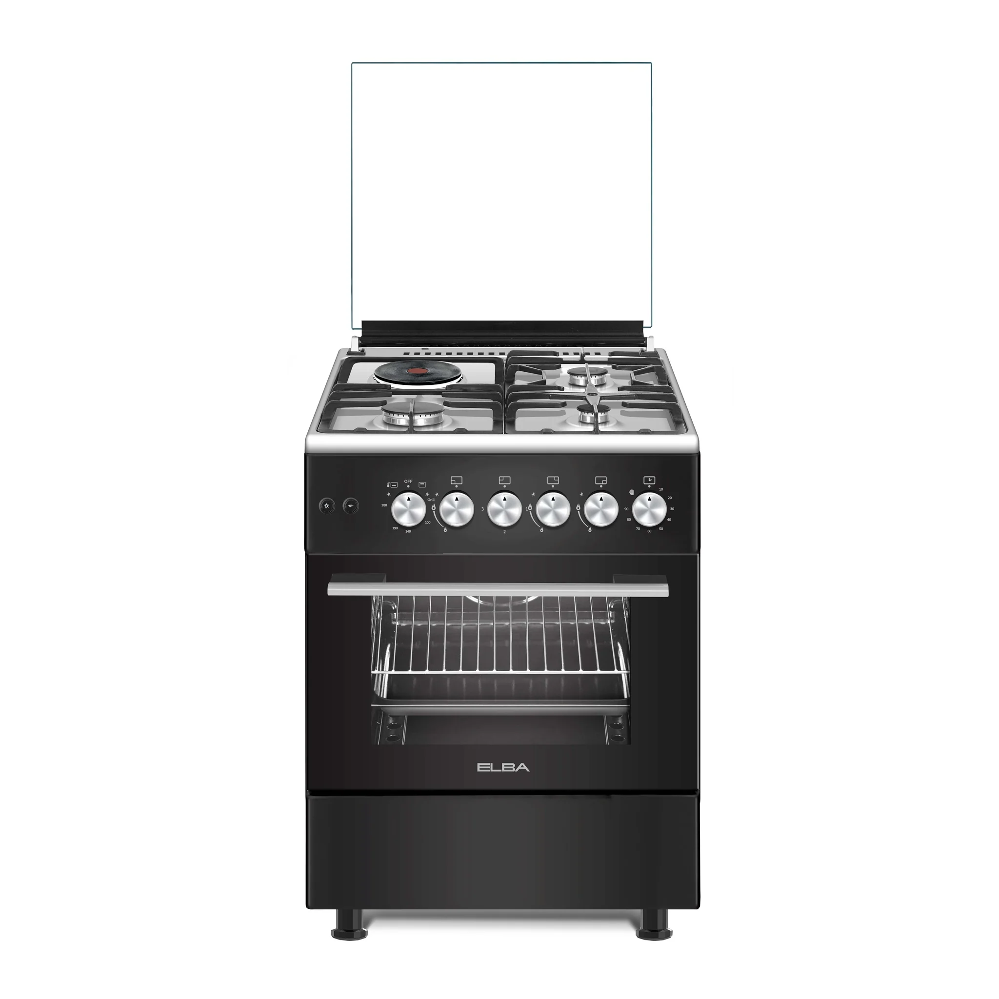 Range Gas with Convenient Controls