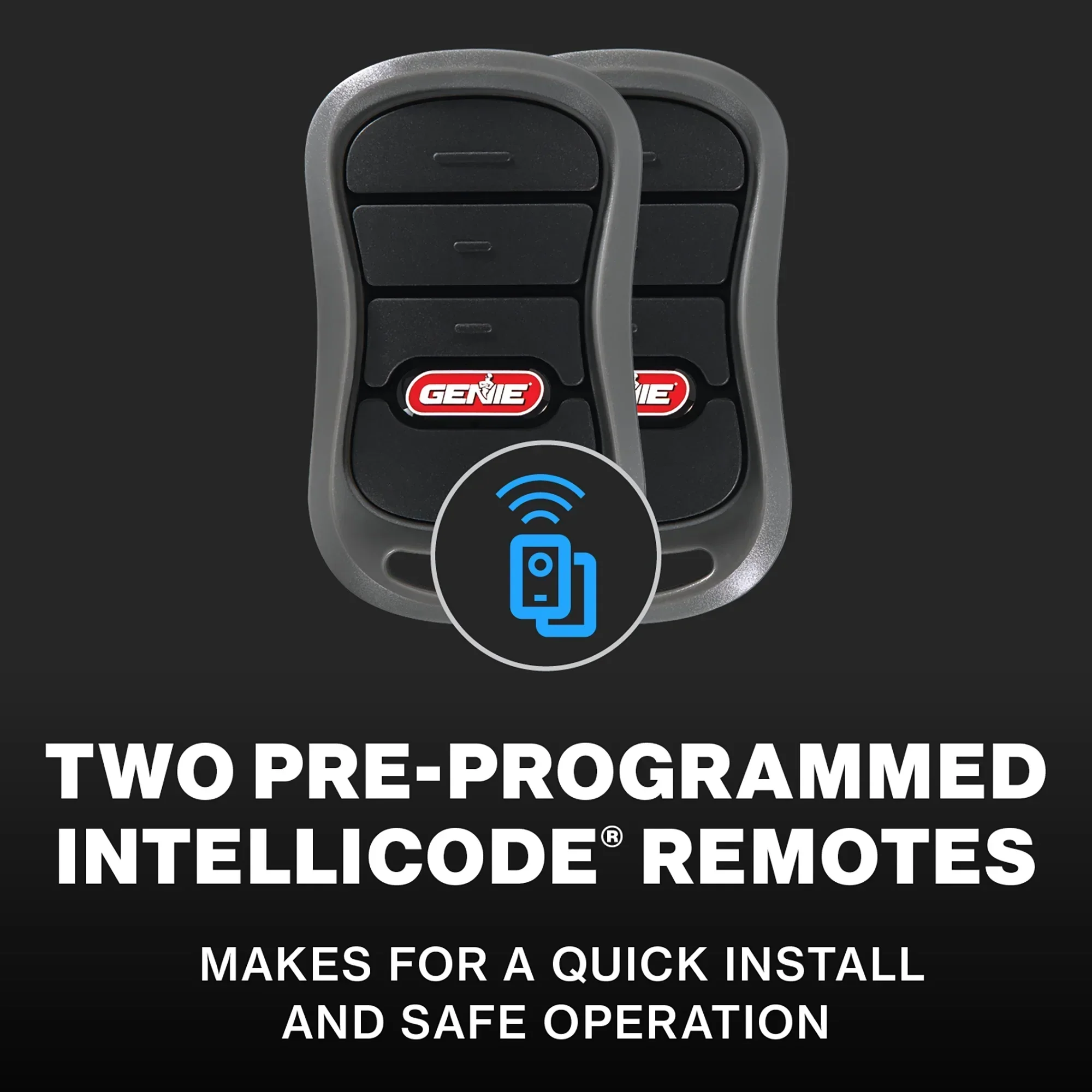 Genie StealthDrive Connect Smart Garage Door Opener With WiFi And Battery Backup – 7155-TKV