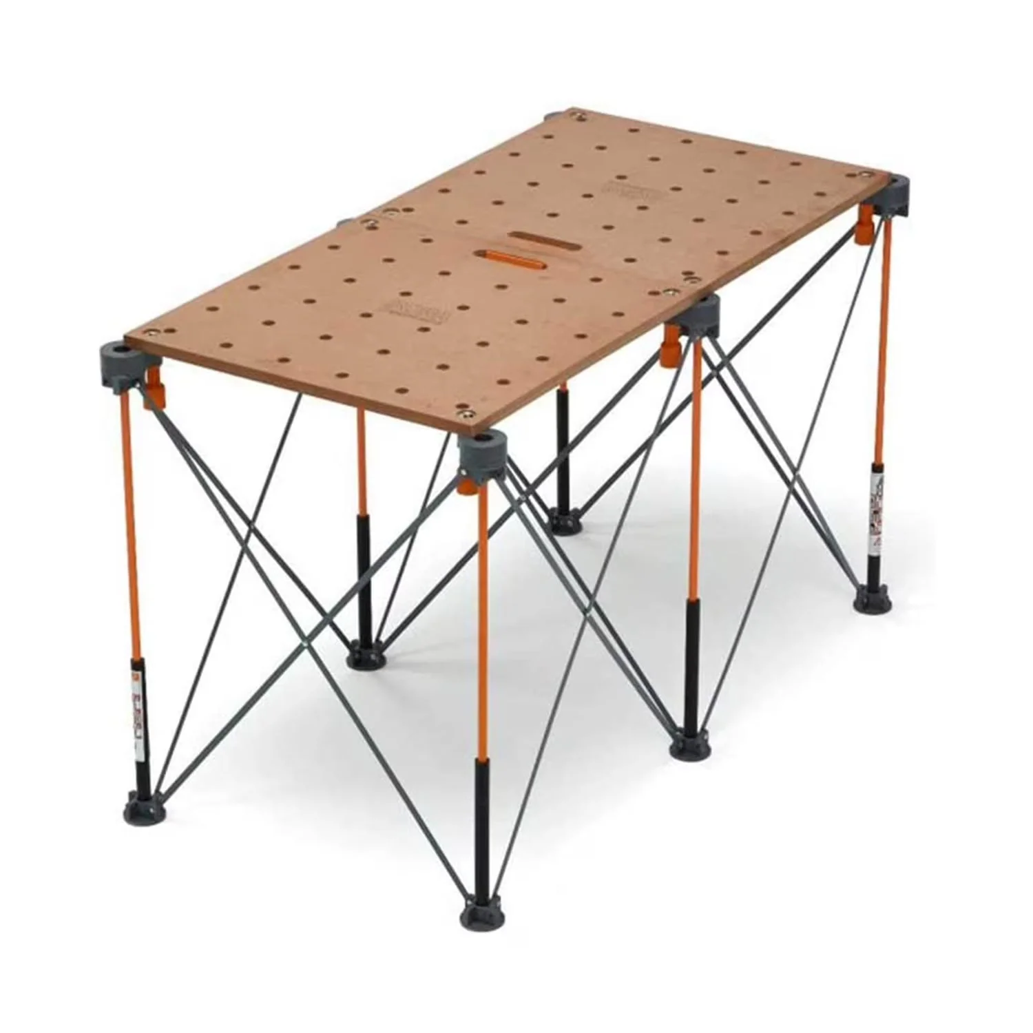 Bora Centipede Workbench Tabletop With Dog Holes, 47.75 x 23.75 x 0.75 Inches – CK22T