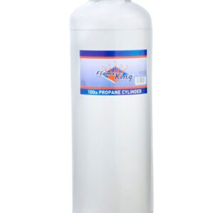 100 lb Steel Propane Cylinder with OPD Valve, DOT Approved, Rust-Resistant, for Grills& Heaters