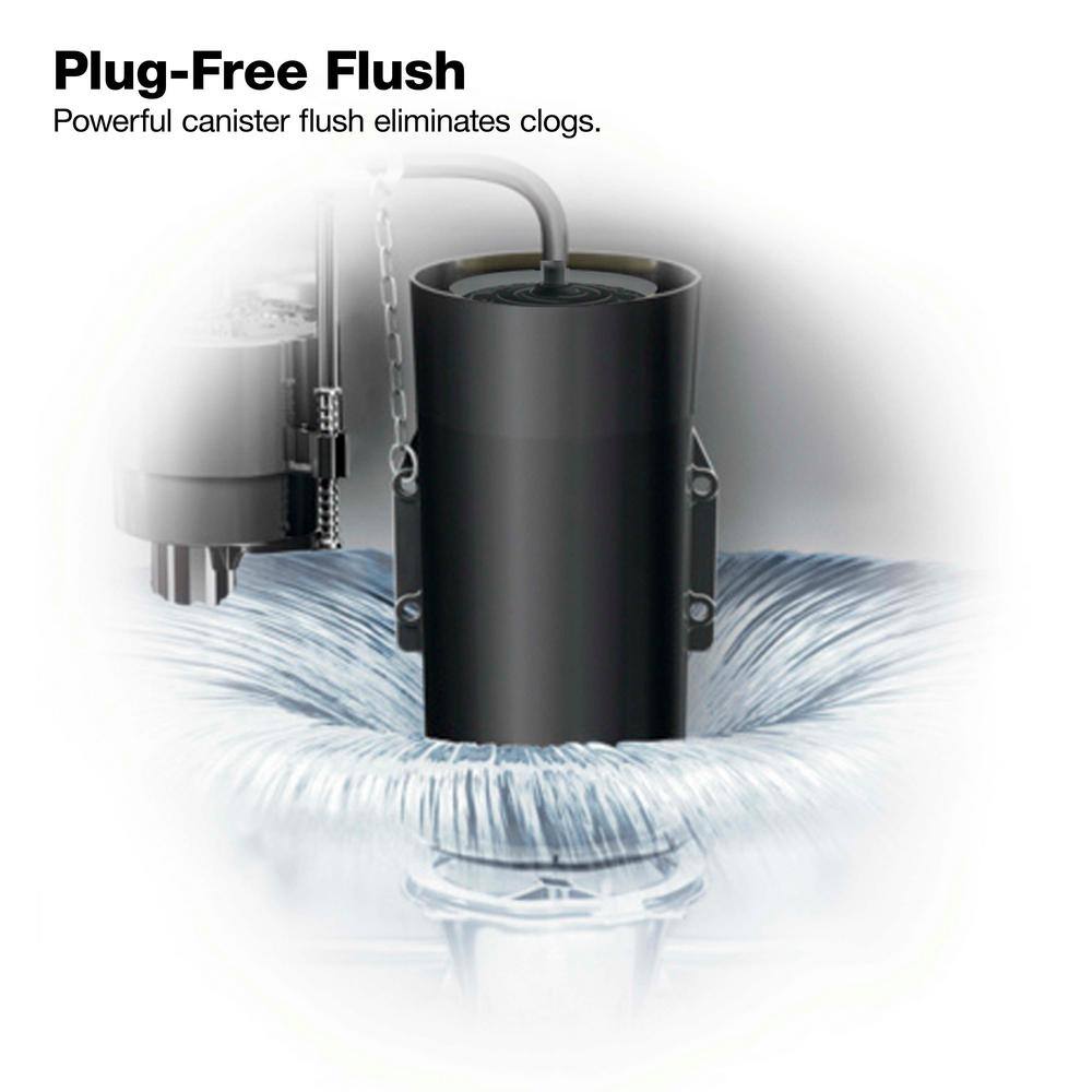 Extra Tall Complete Solution 2-piece 1.28 GPF Single Flush Elongated Toilet in White (Seat Included) 78305-0