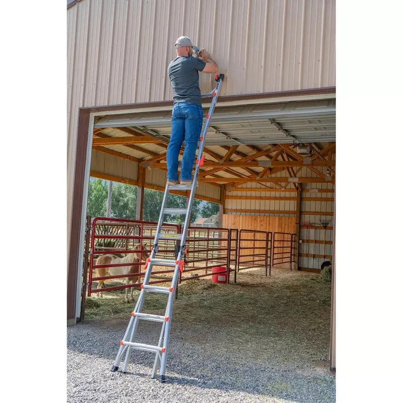 Little Giant Velocity 17-Foot Multi-Position Ladder – Type 1A Duty Rating, Aluminum Construction