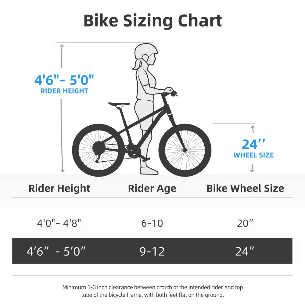 20/24-Inch Kids Mountain Bike, Single-Speed – Option 2