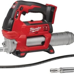 Milwaukee Electric M18 Cordless Dual-Speed Grease Gun, 14 oz, 18 Volts, 4 Feet Hose – M18