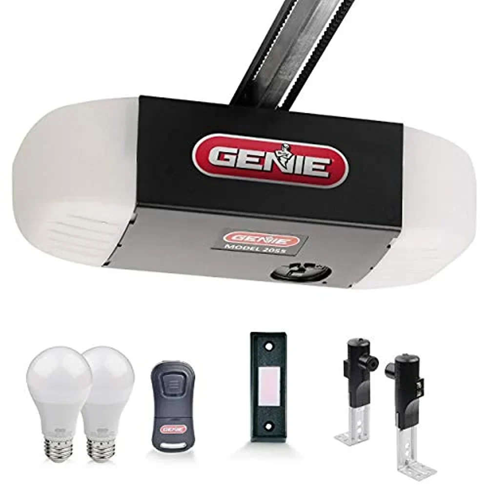 Genie Stealth 500 Essentials LED Belt Drive Garage Door Opener With LED Bulbs – 2055