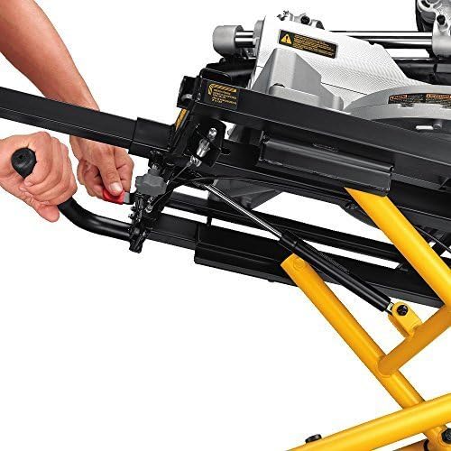 DEWALT Rolling Miter Saw Stand With Wheels, Yellow, 300 lb – DWX726