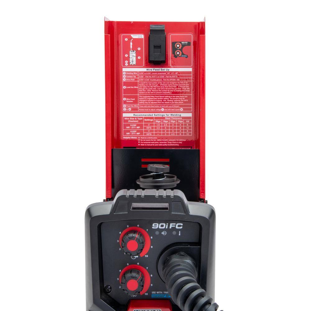 90i FC Flux-Cored Wire Feeder Welder (No Gas) K5255-1 Configuration B