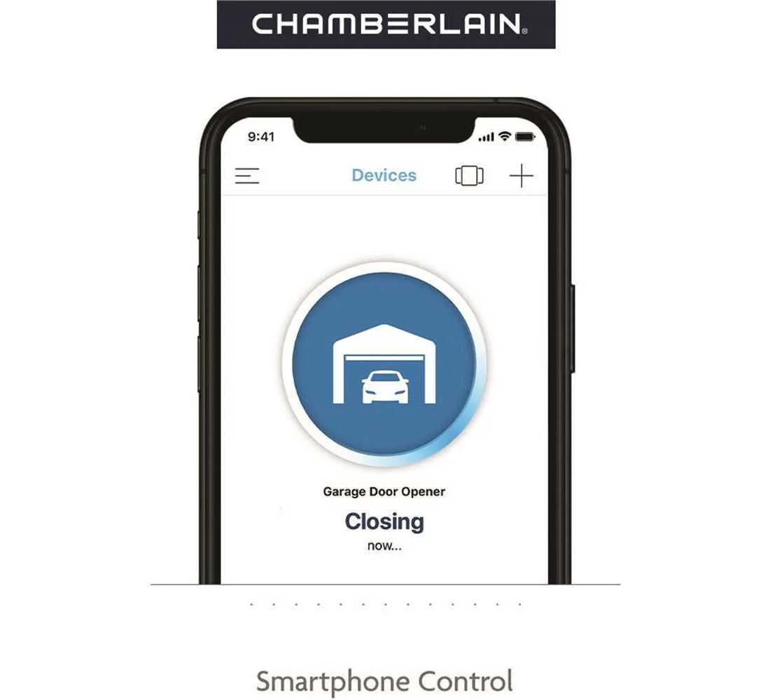 Chamberlain 0.5 HP Chain Drive Smart Garage Door Opener With 7 ft Rail – C2212T