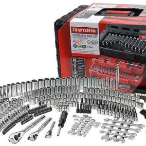 450-Piece Mechanics Set, Ratchet Socket Hand Wrench