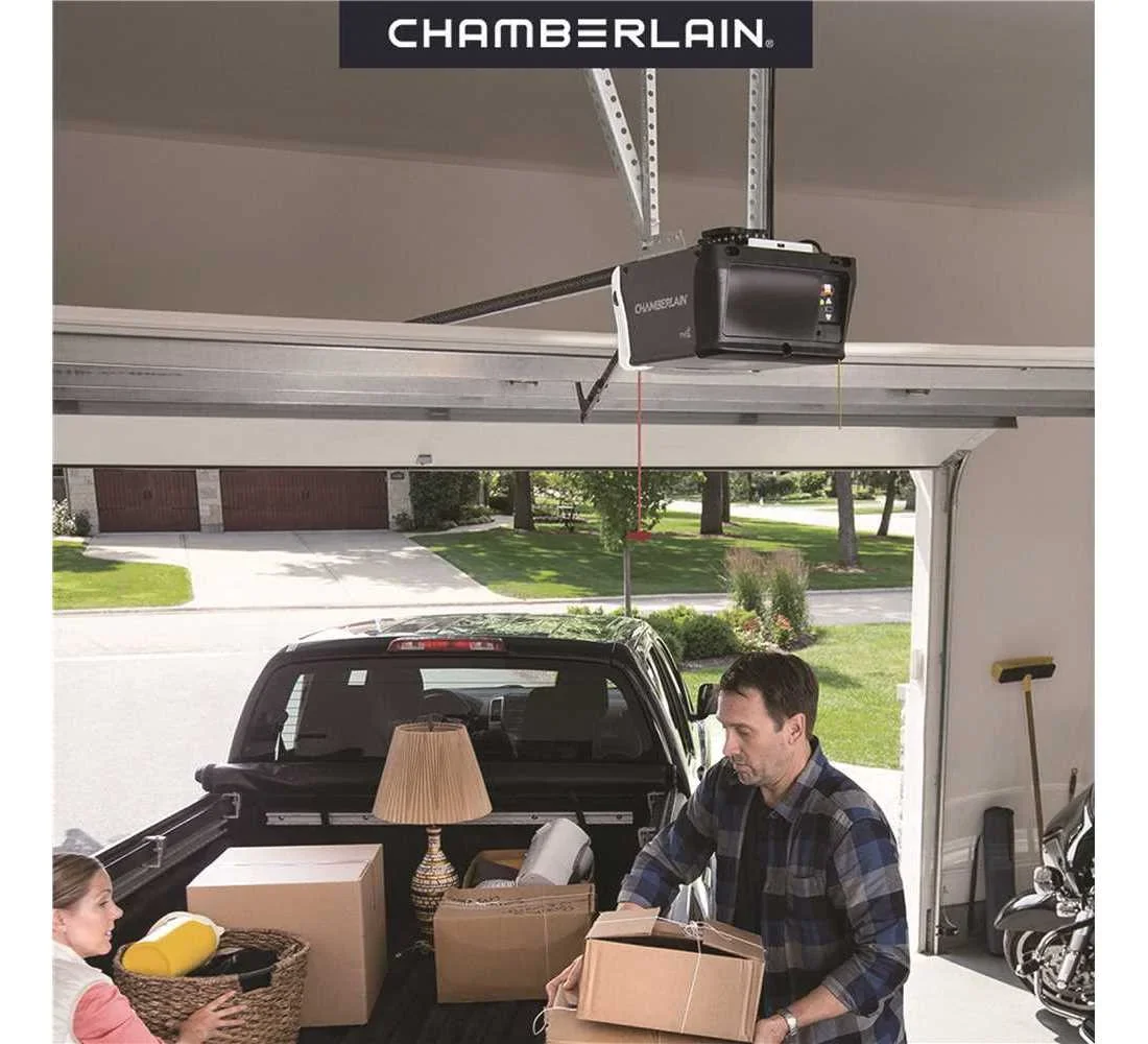 Chamberlain 0.5 HP Chain Drive Smart Garage Door Opener With 7 ft Rail – C2212T