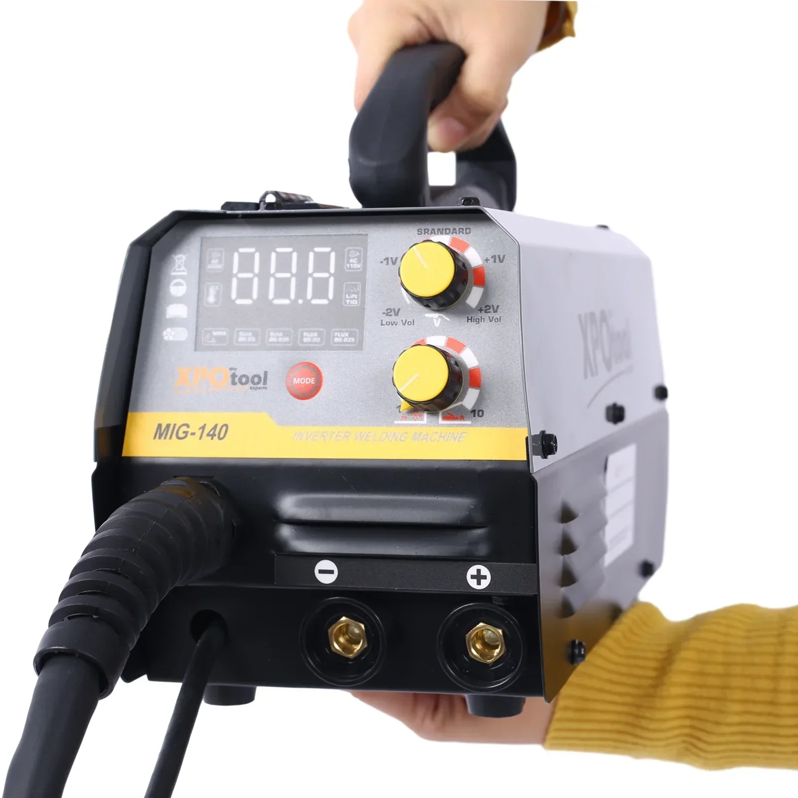 140A 110V 4 In 1 Multiprocess MIG Welder – Gas/Gasless MIG, Lift TIG, Stick ARC